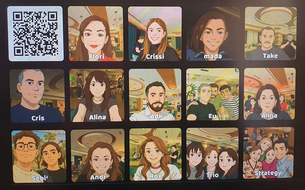 Generative AI Portrait Wall